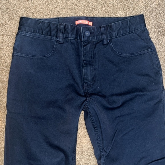 Rapha City Denim Stretch Trousers Cycling Reflective Logo Blue 32 X 30 - Picture 5 of 11